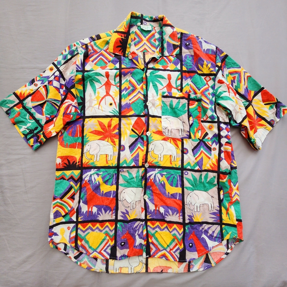 United Colors Of Benetton Multicolor Animal Print Shirt